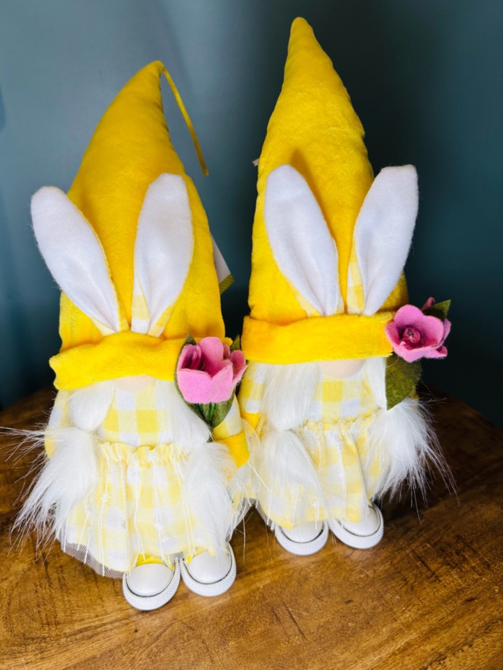 Two Girl Gnomesses with Sneakers